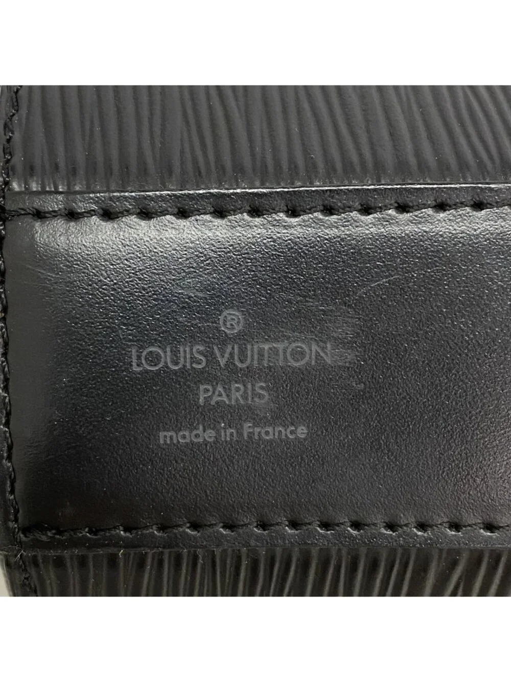 Louis Vuitton Shoulder Bag Epi Sac Saw Noir
